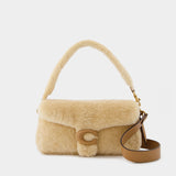 Shearling Pillow Tabby 26 in Beige