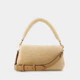 Shearling Pillow Tabby 26 in Beige