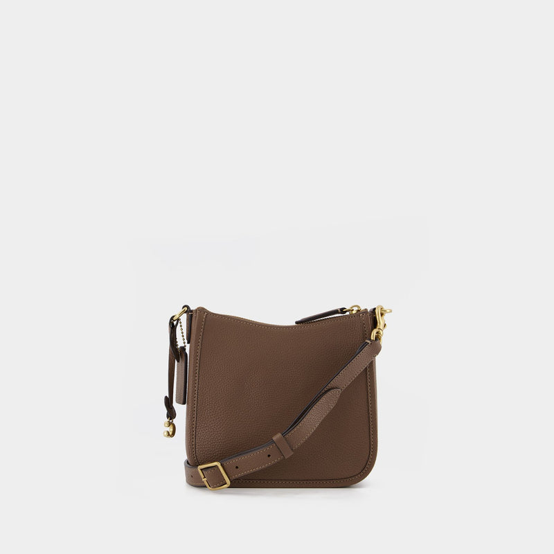 Chaise 19 Crossbody Coach Dark Stone Leather
