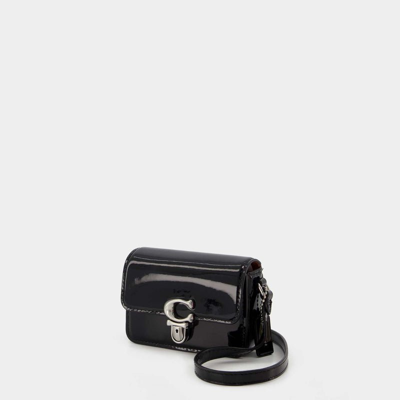 Studio 12 Hobo Bag - Coach - Black - Patent Leather