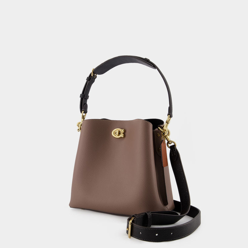 Coach Willow Leather Bucket Bag - Black