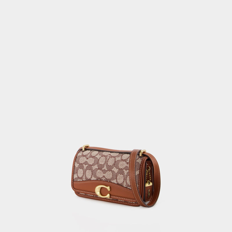 Bandit Crossbody Hobo Bag - Coach - Brown - Jacquard