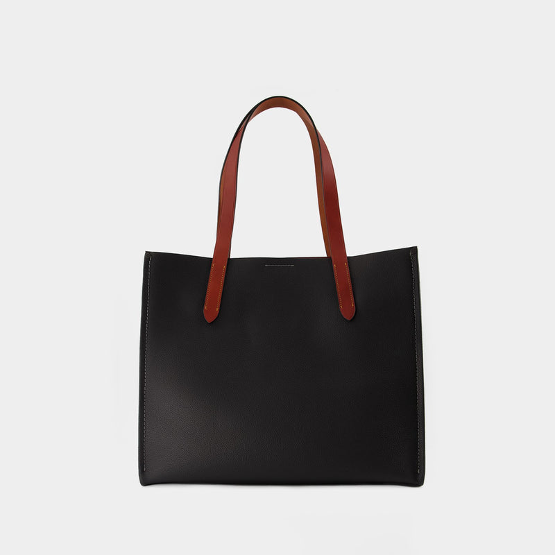 Relay Tote Bag - Coach - Black - Leather