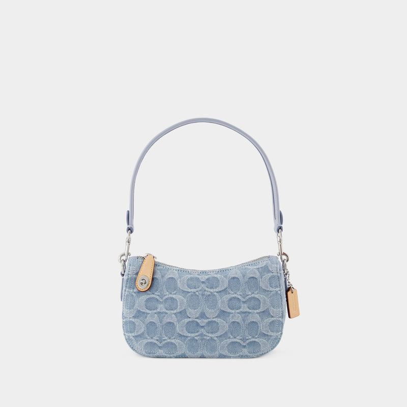 Blue and grey coach purse Clearance