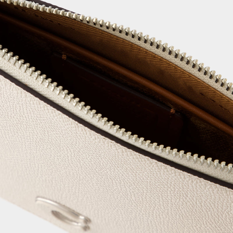 Pouch - Coach - Leather - White