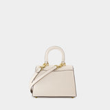 Sammy Top Handle 21 Bag - Coach - Leather - White