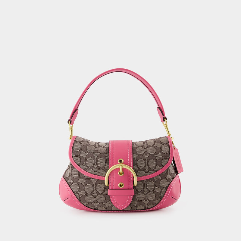 Soho Hobo Bag Coach Leather Pink