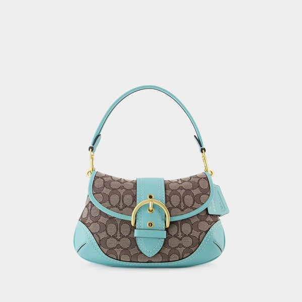 世界的に有名な Bag Hobo Soho - Blue - Leather - Coach バッグ