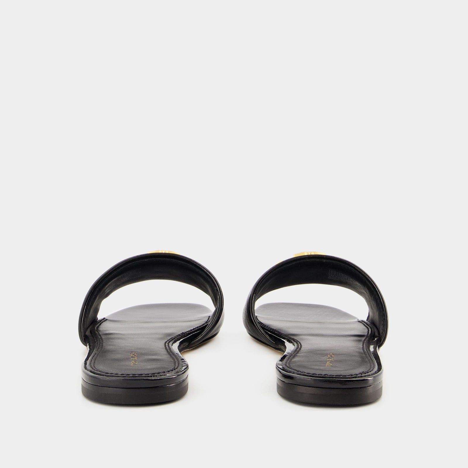 Eleanor Slides Tory Burch Leather Black