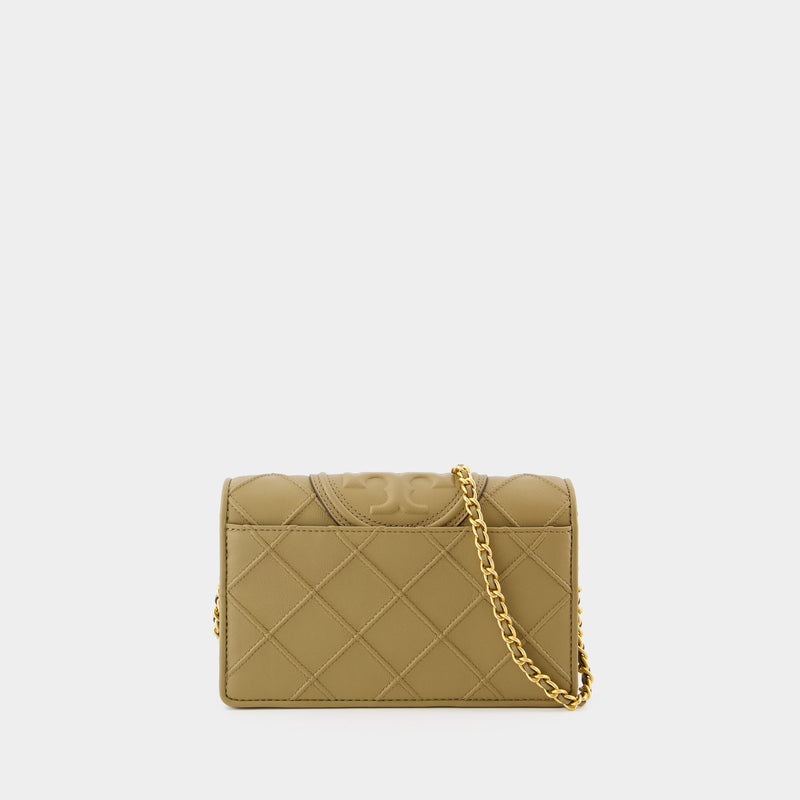 Fleming Soft Chain Crossbody - Tory Burch - Leather - Brown