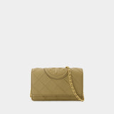 Fleming Soft Chain Crossbody - Tory Burch - Leather - Brown