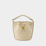 Fleming Soft Bucket Handbag - Tory Burch -  New Cream - Leather