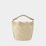 Fleming Soft Bucket Handbag - Tory Burch -  New Cream - Leather