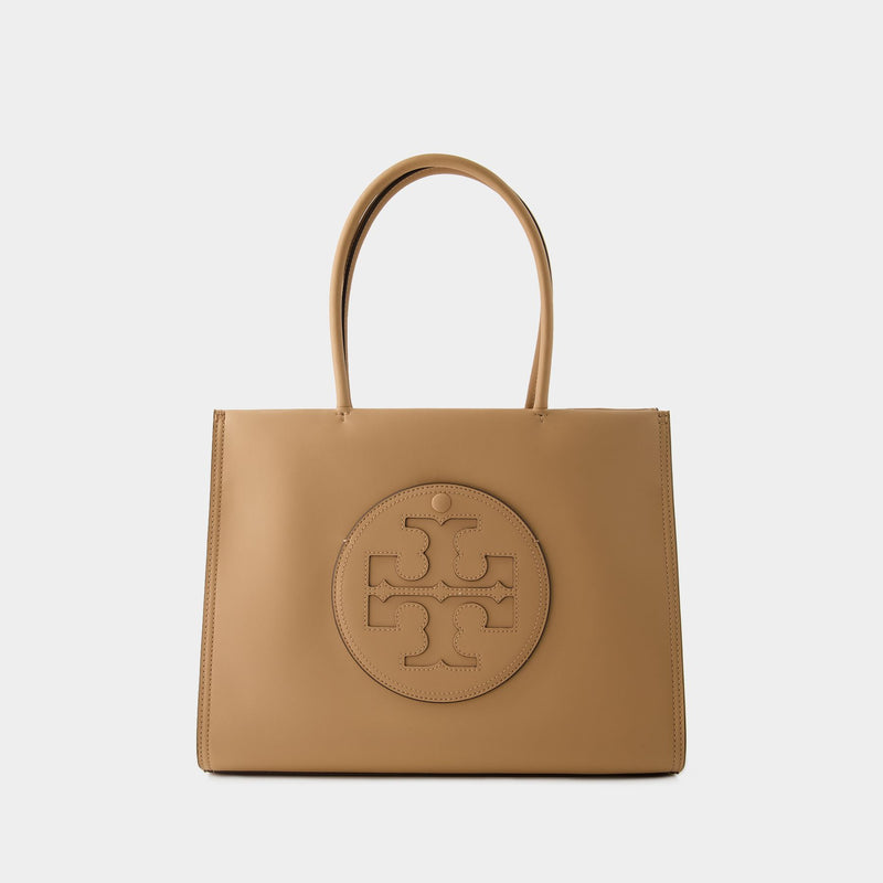 Small Ella Shopper Bag - Tory Burch - Synthetic - Light Sand