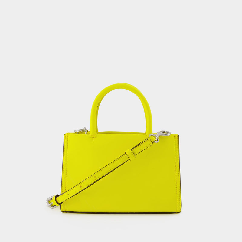 Mini Ella Bio Shopper Bag - Tory Burch - Vegan Leather - Yellow