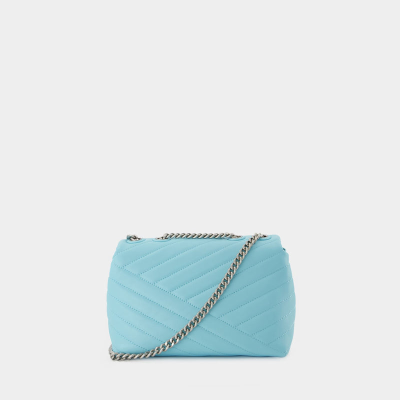 Tory Burch Outlet: Kira bag in quilted leather - Sky Blue