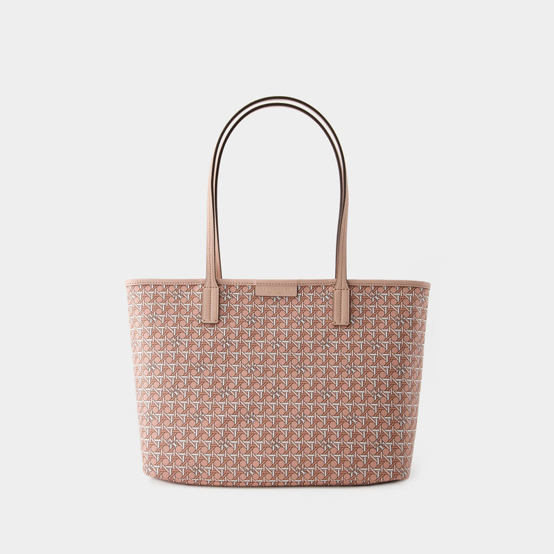 Small Ever Ready Shopper Bag - Tory Burch - Cotton - Beige