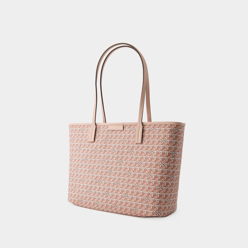 Small Ever Ready Shopper Bag - Tory Burch - Cotton - Beige