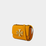 Eleanor Pebbled Small Bag - Tory Burch - Leather - Orange