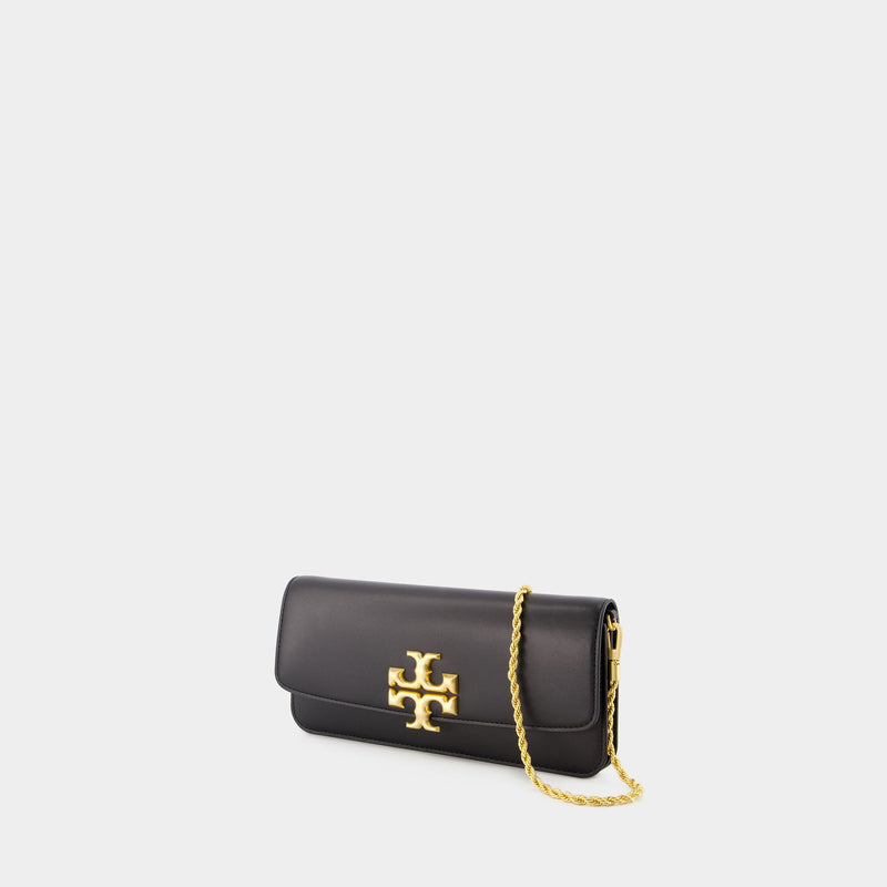 Eleanor Clutch Crossbody - Tory Burch - Leather - Black