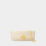 Eleanor Clutch Crossb ody - Tory Burch - Leather - Beige