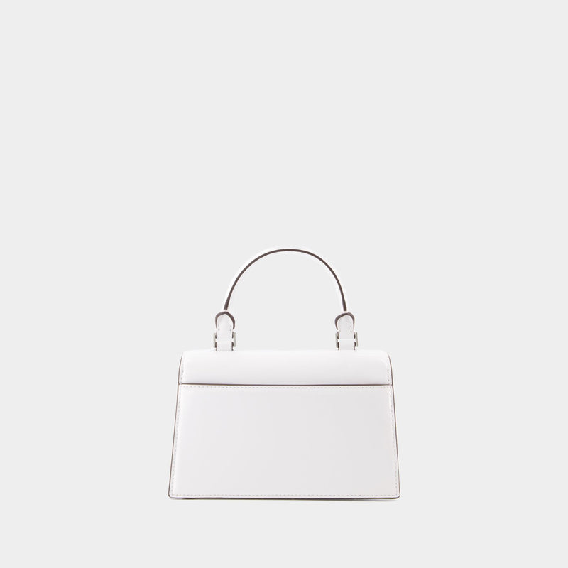 Trend Spazzolato Mini Bag - Tory Burch - Leather - White