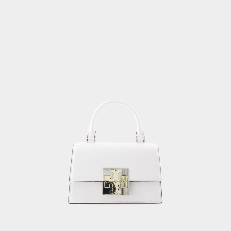 Trend Spazzolato Mini Bag - Tory Burch - Leather - White