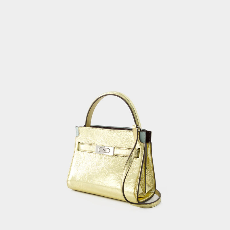 Lee Radziwill Petite Double Bag - Tory Burch - Leather - Gold