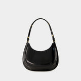 Robinson Crescent Hobo Bag - Tory Burch - Leather - Black