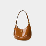 Robinson Crescent Hobo Bag - Tory Burch - Leather - Brown