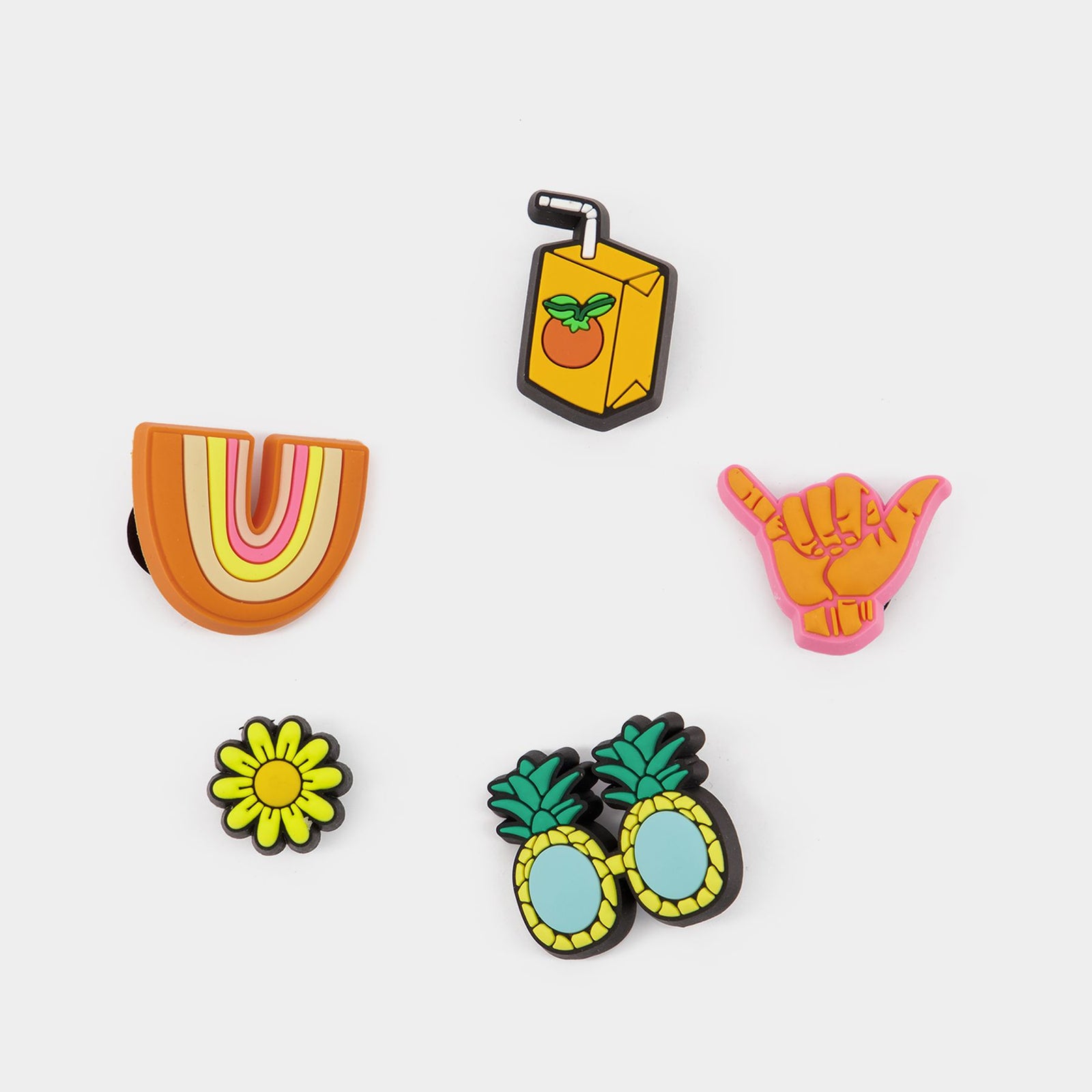 【関税込み】Sunshine Is Fine 5 Jibbitz Pack - Crocs - Multi 196265284085_MAIN_83418d04c7_1