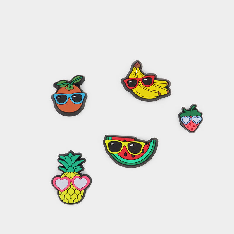 Cute Fruit With Sunnies 5 Jibbitz Pack - Crocs - Multi - Synthetic