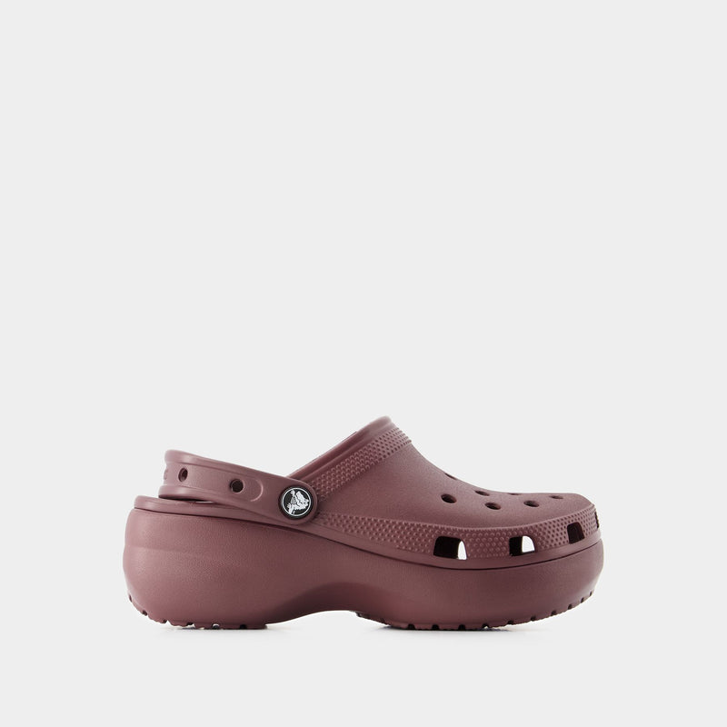 Classic Platform Sandals - Crocs - Thermoplastic - Dark Cherry