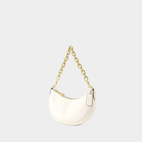 Mira Hobo Bag  - Coach - Leather - Chalk
