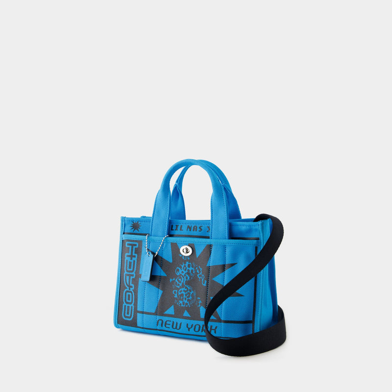 Lil Nas X Drop Cargo Tote 26 - Coach - Canvas - Blue