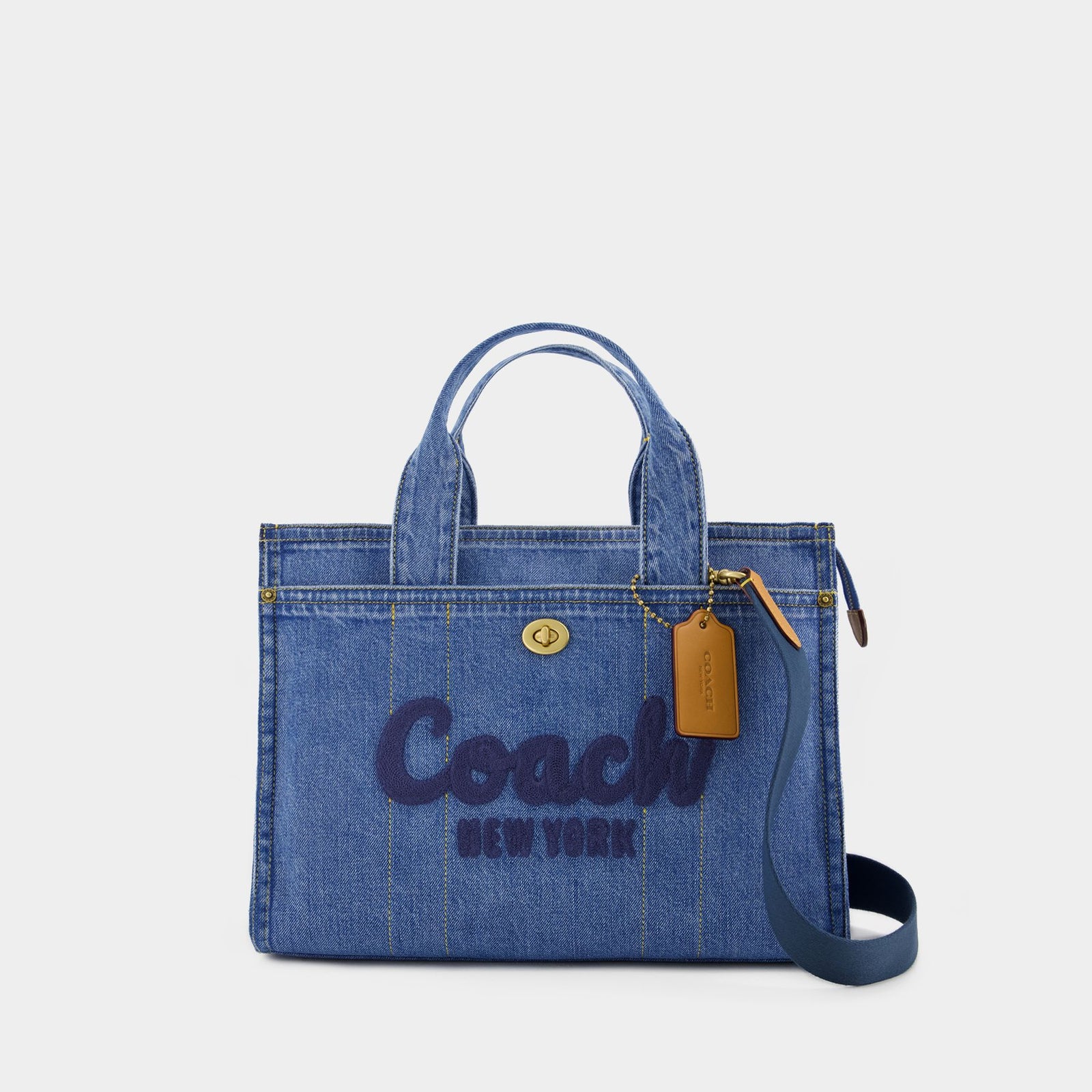 Denim Tabby Bag Jean Coach Purse COACH Tote Bag Canvas Denim Blue