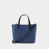 Willow 24 Shopper Bag - Coach - Canvas - Blue