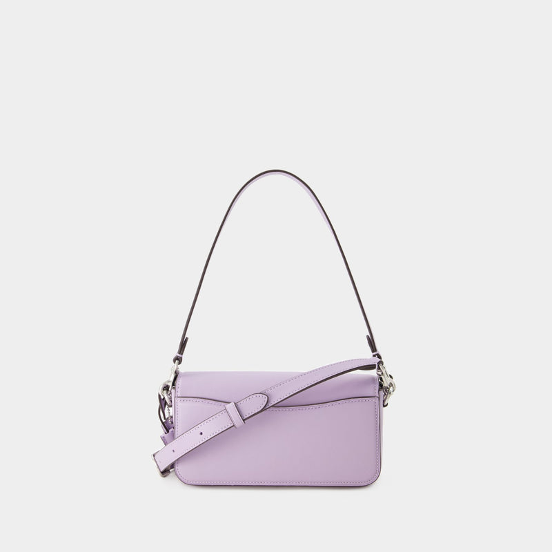 Studio Baguette Bag Coach Leather Purple - Main Image