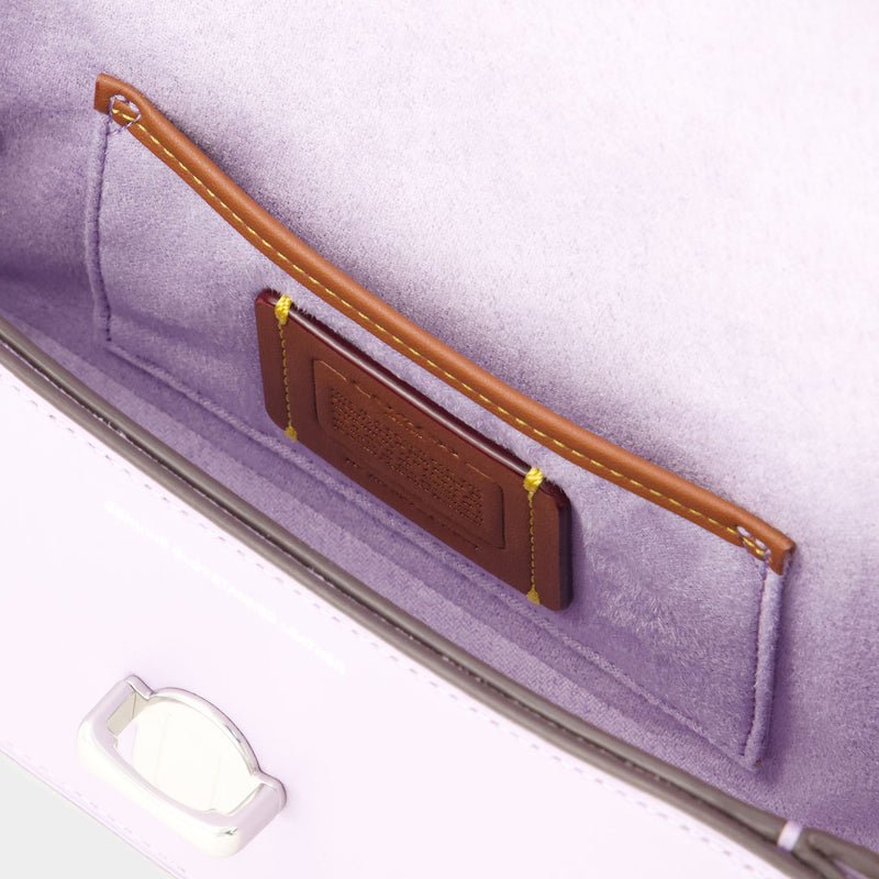 Studio Baguette Shoulder Bag - Coach - Leather - Purple