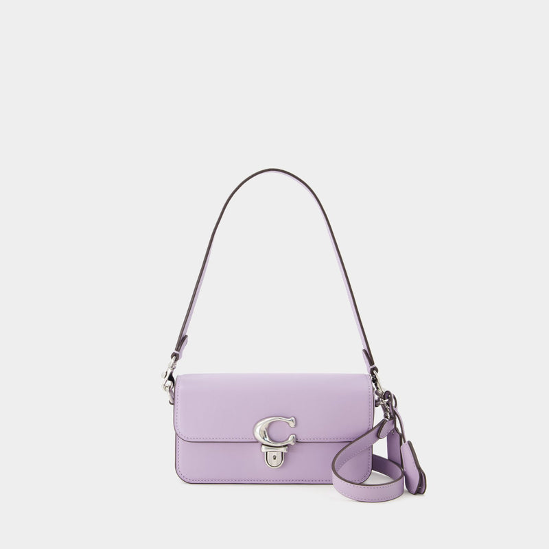 Studio Baguette Shoulder Bag - Coach - Leather - Purple