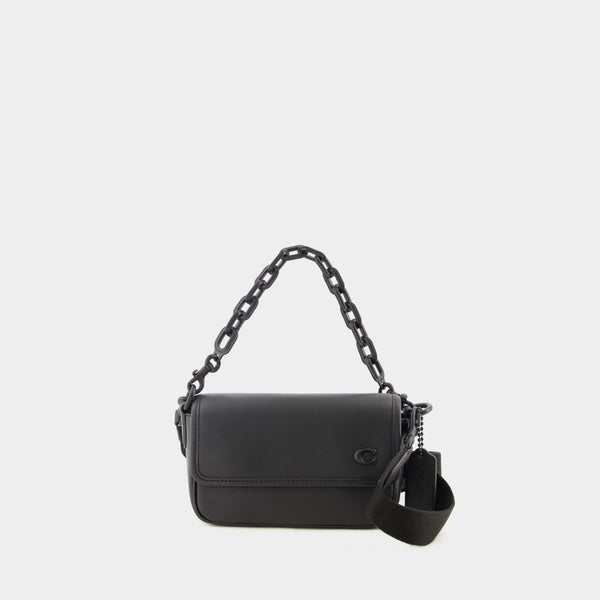 Coach black hotsell purse with chain