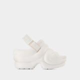 Aww Yeah Mules - Ugg - White - Synthetic