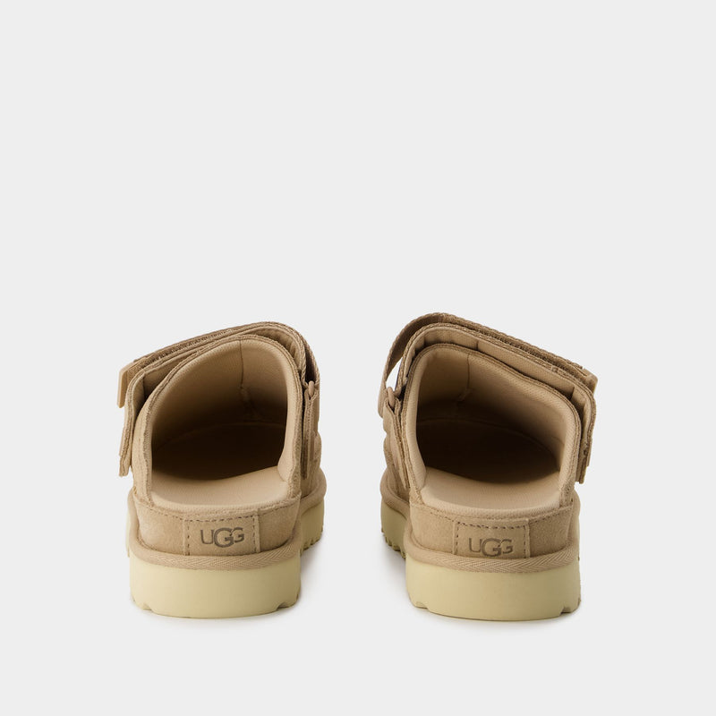 W Goldenstar Slides - UGG - Leather - Brown