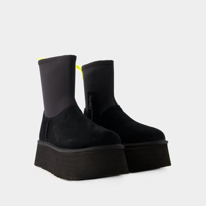 Classic Dipper Ankle Boots - Ugg - Leather - Black