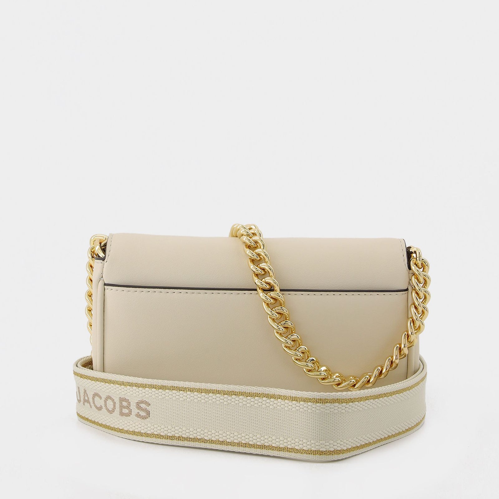 トートバッグ Marc Jacobs Pushlock Mini Hobo Bag - Cloud White - Leather Marc Jacobs The Pushlock Mini Hobo Bag in Cloud White | REVOLVE