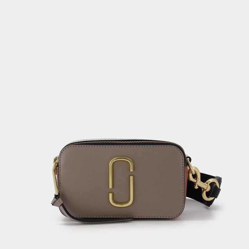 Marc Jacobs The Snapshot Leather Crossbody Bag In Multi-colored