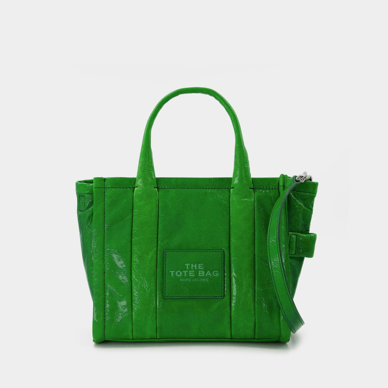The Mini Tote in Fern Green Leather