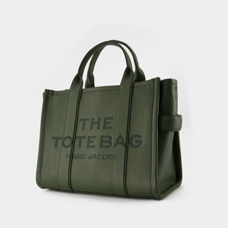 The Small Tote Bag - Marc Jacobs -  Bronze Green - Leather