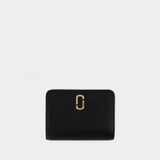 The Mini Compact Wallet - Marc Jacobs - Leather - Black