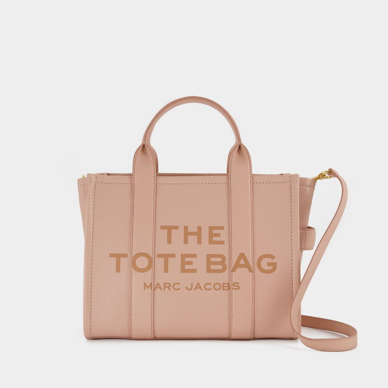 Marc Jacobs The Medium Leather Tote Bag In Pink